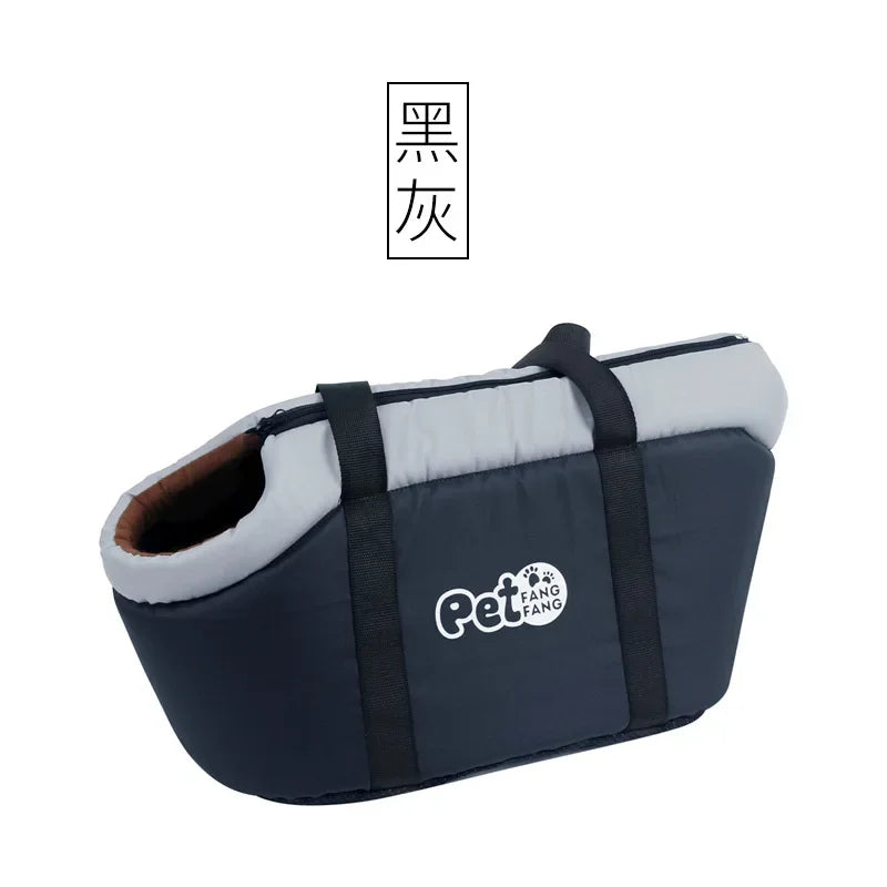 Portable Shoulder Handbag for Pet, Foldable Pet Bag, Dog Bag, Cat Bag, Oxford Cloth Outcrop, Breathable