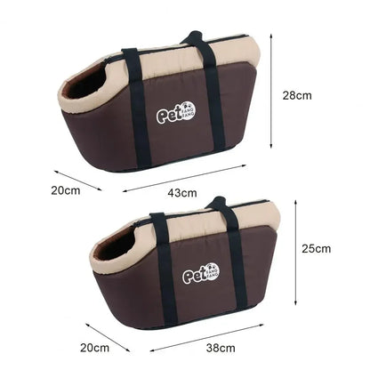 Portable Shoulder Handbag for Pet, Foldable Pet Bag, Dog Bag, Cat Bag, Oxford Cloth Outcrop, Breathable
