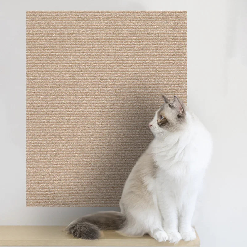 Tapis à gratter auto-adhésif pour chat, tapis à gratter pour chat, mur d'angle, bricolage, protection de meubles de canapé