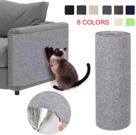 Tapis à gratter auto-adhésif pour chat, tapis à gratter pour chat, mur d'angle, bricolage, protection de meubles de canapé
